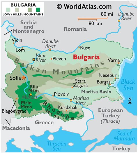 Bulgaria Maps Facts World Atlas