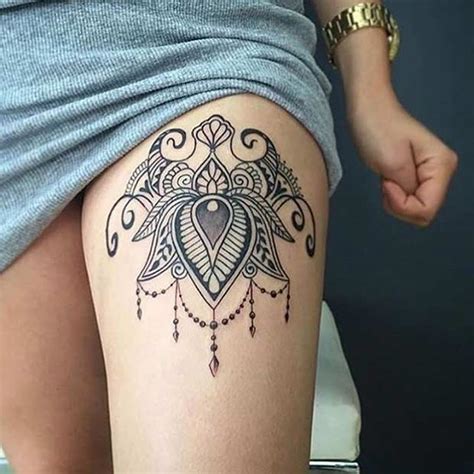 25 Badass Thigh Tattoo Ideas For Women Stayglam