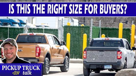 New Ford Maverick Size Comparison With Ford Ranger Youtube