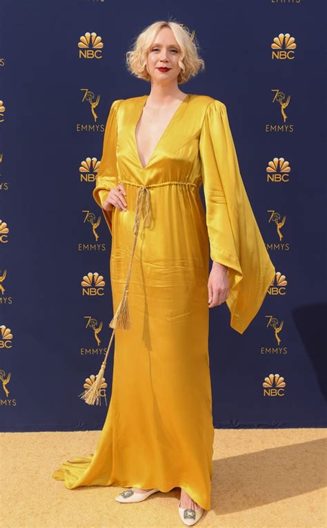 Gwendoline Christie From 2018 Emmys Red Carpet Fashion E News