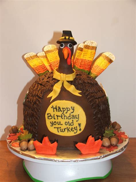 Did Someone Say Turkey It Is A Thanksgiving Birthday Cake Fall