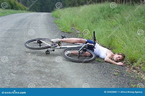 Bicycle Accident Stock Image Image 29420881