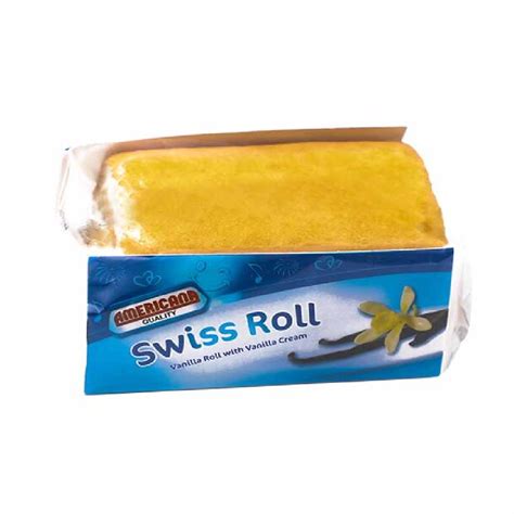 Buy Americana Cakes 12 Swiss Roll Vanilla 55gm Shop On Vegetable
