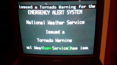 Warnings are usually issued six to 24 hours in advance, although some severe weather (such as thunderstorms and tornadoes) can occur rapidly, with less than a half hours' notice Tornado Warning on NOAA WX Radio AND TV!!! (EAS #595 ...