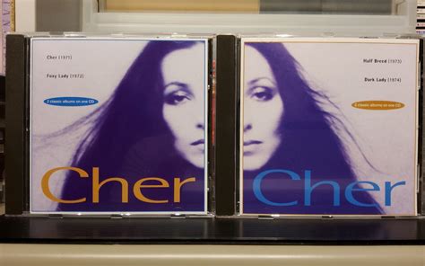 Cher Set Of 2 Vocal Music CD Audiophile Cher Foxy Lady Half Breed Dark