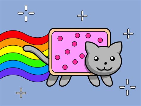 How To Draw Nyan Cat 10 Steps With Pictures Wikihow