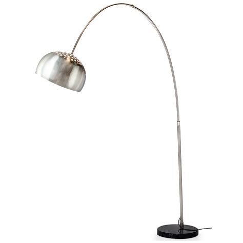 Silver Arc Floor Lamp Modern Floor Lamps Homesdirect365