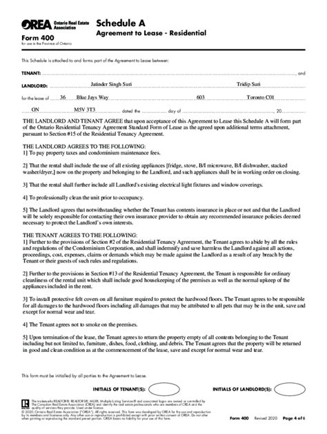 Orea Form 400 Fill Out And Sign Online Dochub