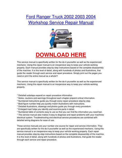 2002 Ford Ranger Wiring Diagram Pdf Search Best 4k Wallpapers