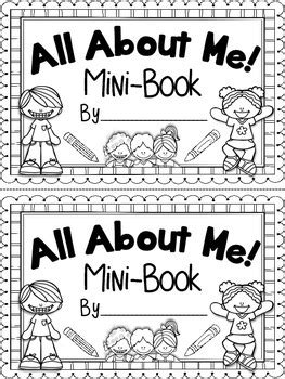 Not only they are a great icebreaker, but they also help you keep track of all the progress and. All About Me! Mini Book {Be... by Khrys Greco | Teachers ...