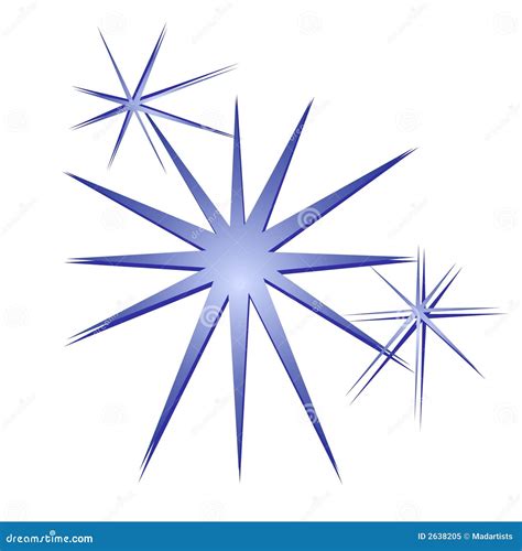Glitter Sparkles Stars Blue Royalty Free Stock Photo Image 2638205