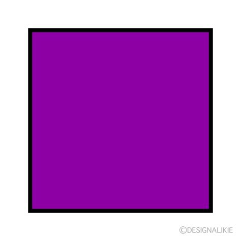 Purple Square Clip Art Free Png Image｜illustoon