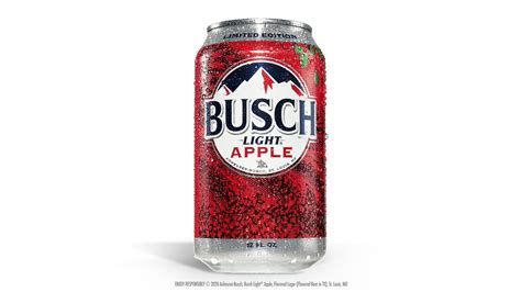 Busch Unveils First Ever Flavored Beer Busch Light Apple