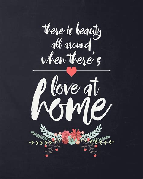 love at home free quote printable it s always autumn