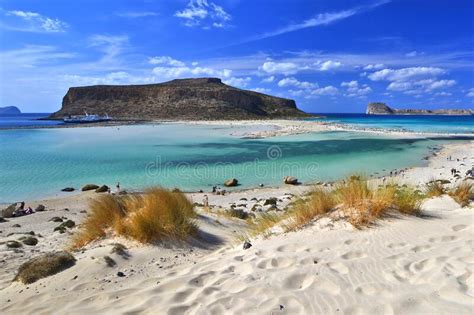 Balos Lagoon On Crete Island Greece Stock Image Image Of