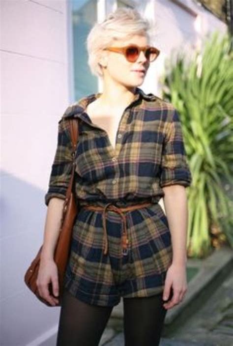 Hipster Cool Outfits Cute Hairstyles For Short Hair Flannel Outfits