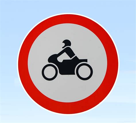 Free Images Motorcycle Street Sign Circle Road Sign Brand Font