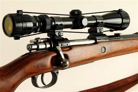 Sporterized Mauser Bolt Action Rifle 792mm Caliber 24 Barrel Sn