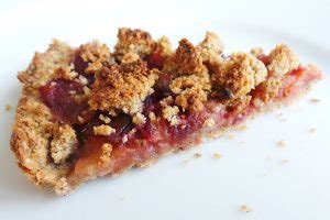 Healthy Plum Crumble Pie With Oats Beauty Bites
