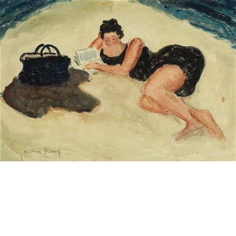 Milton Avery Sally On The Beach MutualArt