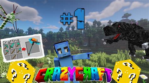 Minecraft Crazy Craft Episode 1 Youtube
