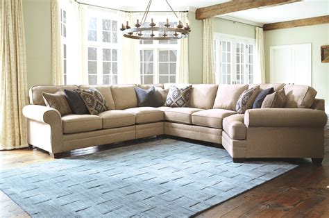 Amandine 5 Piece Sectional With Cuddler Coastal Living Rooms