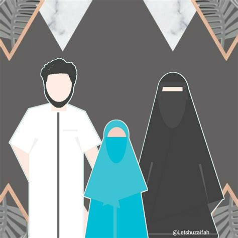 Kartun Muslimah Bercadar Gambar Kartun Keluarga Sunnah 75 Gambar