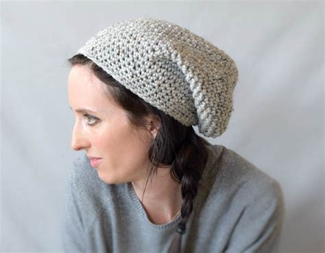 How To Crochet An Easy Slouchy Hat East Village Slouch Mama In A Stitch