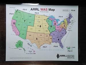 Arrl Frequency Chart Us Radio Bands Laminated Etsy