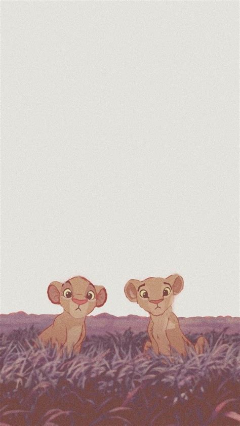 Simba Y Nala Wallper Lindos Dibujos Tumblr Fondos De Pantalla Iphone