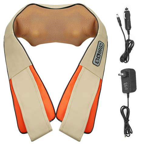 imountek neck shoulder massager electric back massage cape with heat deep tissue 3d kneading