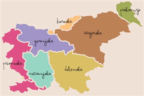 Carte de slovénie, union européenne, europe, retrouvez la carte de slovénie sur le site carte du monde et les cartes de tous les pays du monde. Connaître les régions de la Slovénie | SLOVENIE SECRETE