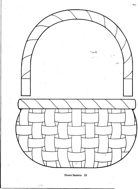 Color in this picture of an easter basket and others with our library of online coloring pages. Empty Easter Basket Coloring Page - Part 3
