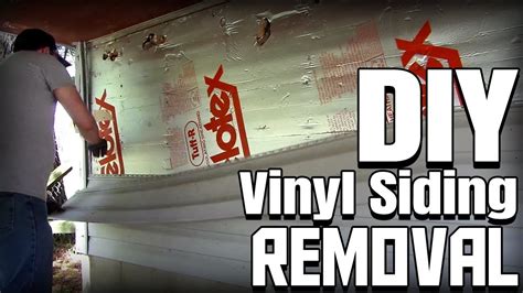 How To Remove Vinyl Siding Easy Diy Tutorial Youtube