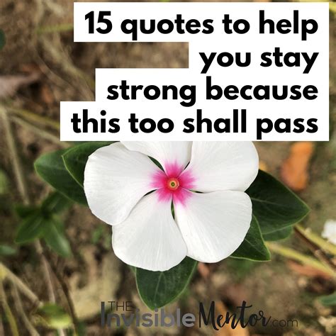 Top 94 Pictures This Too Shall Pass Quotes Images Updated