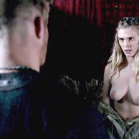 gaia weiss topless scene from vikings on scandalplanet xhamster