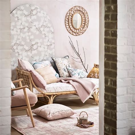 Interior Design Living Room Pink