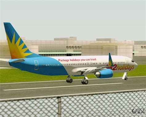 Indulge with an all inclusive holiday. Boeing 737-800 Jet2Holidays for GTA San Andreas