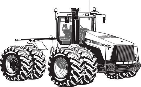Kolorowanka Duży Traktor Do Druku I Online