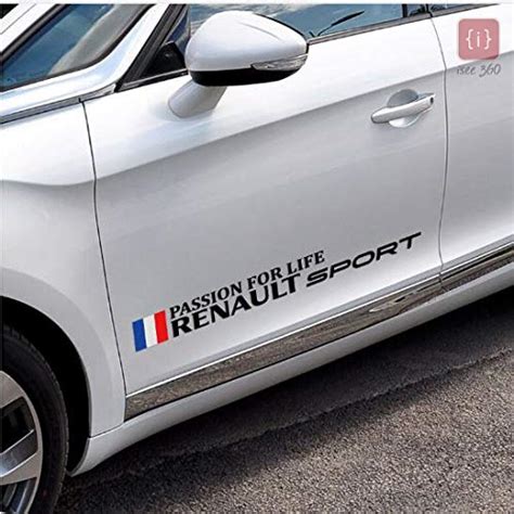 Buy Isee 360 Passion For Life Renault Sport Car Stickers For Exterior