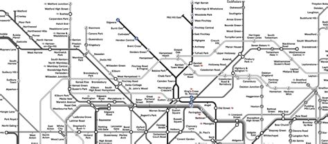 Northern Rail Line Map