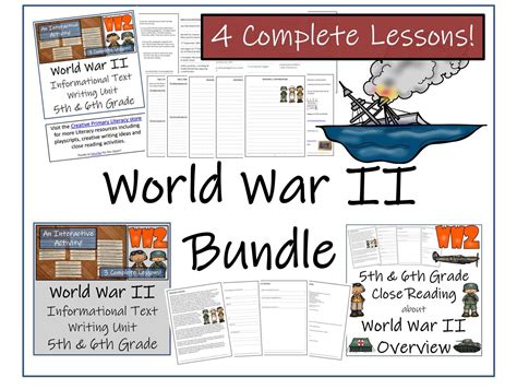 Bundle Of World War Ii Activities By Irvine109 Teaching Resources