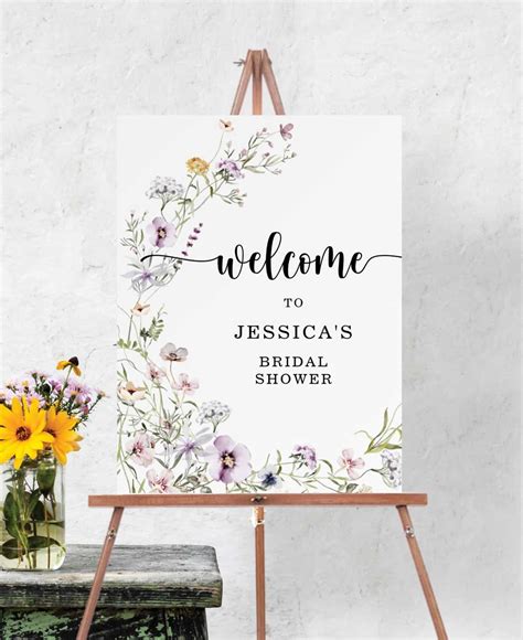 Wildflower Bridal Shower Theme Ideas For Spring And Summer Weddings