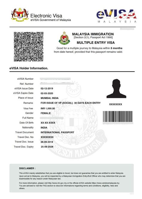 Malaysia Visa For Indians Sample Akbar Travels Blog
