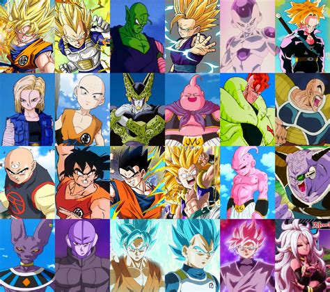 Dragon Ball Z Fighterz Characters By Mnstrfrc On Deviantart