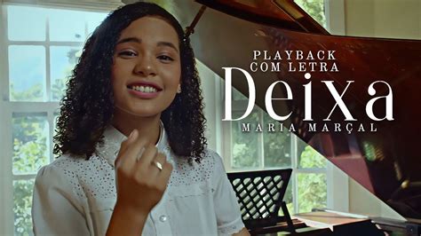Maria Mar Al Deixa Playback Com Letra Youtube