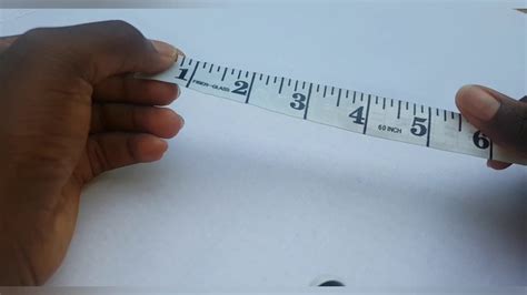 How To Read A Tape Measure Inches Side Youtube