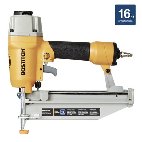 Bostitch 16 Gauge Pneumatic Finish Nailer In The Nailers Department At