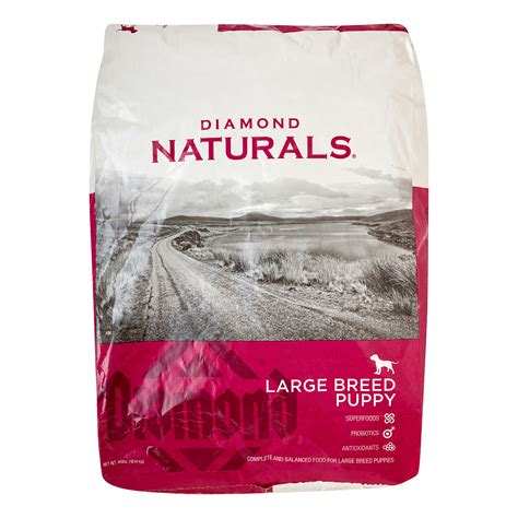 That's why diamond provides the benefits of super premium pet foods, without the premium price. Diamond Naturals Large Breed Puppy, 40 Lb - Walmart.com ...