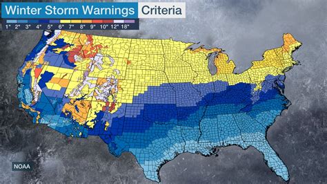 Winter Storm Warning Snow Totals Depend On Where You Live Weather